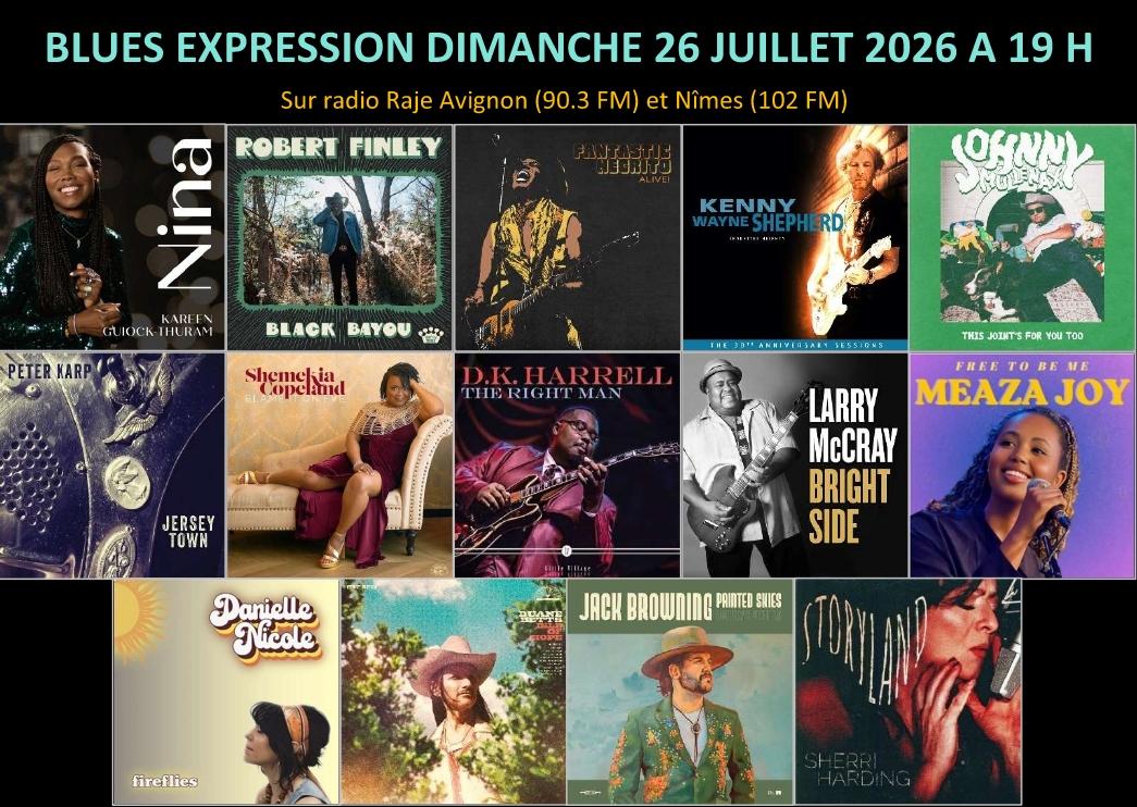 BLUES EXPRESSION JUILLET 2026 agenda festivals et nouveautés